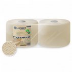 LUCART Lucart ECO Natural 1000 papīra dvieļi ruļļos XL, 2-kārtas, eco naturalā krāsā, 1000 loksnes rullī (P2)