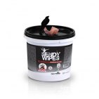 NETTUNO SENDY WIPES SECCHIELLO 100 mitrinātas salvetes / konteinerā. Specialzētās mitrinātās salvetes īpaši netīru roku attīrīšanai. (P4)