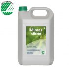 REKAL MIMAS ALLRENT 5L kannā, šķidrs universāls tīrīšanas līdzeklis saudzīgai ikdienas visu veidu ūdens izturīgu virsmu tīrīšanai.